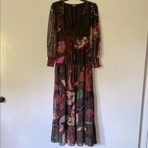 ❌SOLD❌Desigual Multicolor Long Sleeve Dress